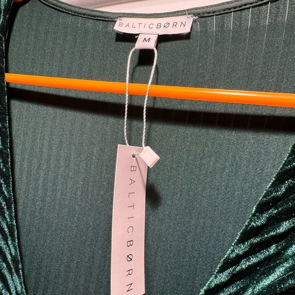 NEW | Baltic Born Emerald Green Wrap High Low Dress - Picture 6 of 7